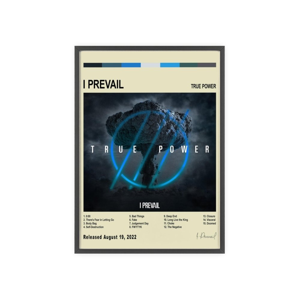 I Prevail - TRUE POWER Album Cover Poster - Poster Kingz