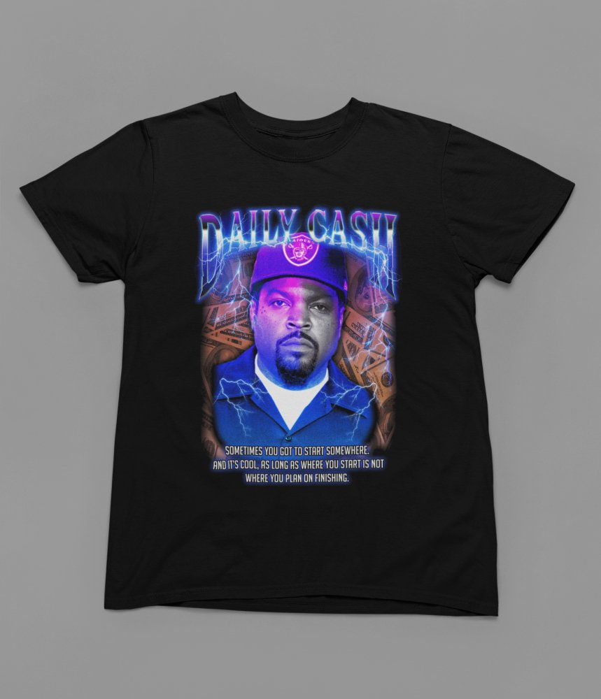 Ice Cube (Daily Cash) T-Shirt - Poster Kingz