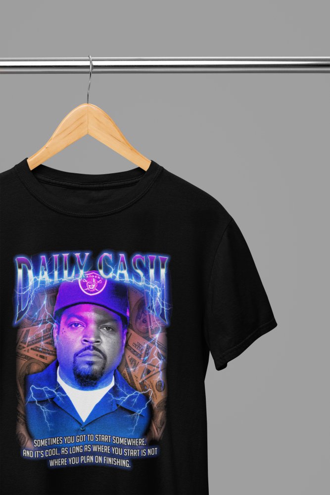 Ice Cube (Daily Cash) T-Shirt - Poster Kingz