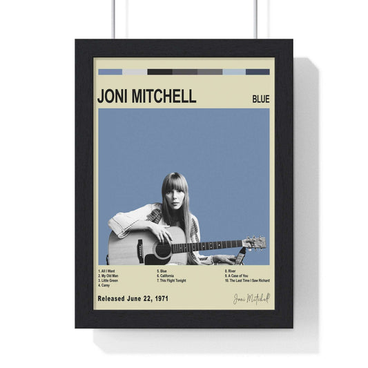 JONI MITCHELL - Blue - Album Cover Poster