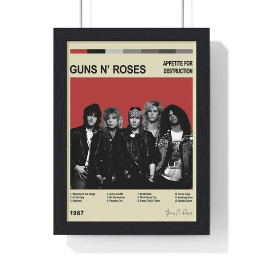 Appetite for Destruction - Guns N' Roses Album Poster