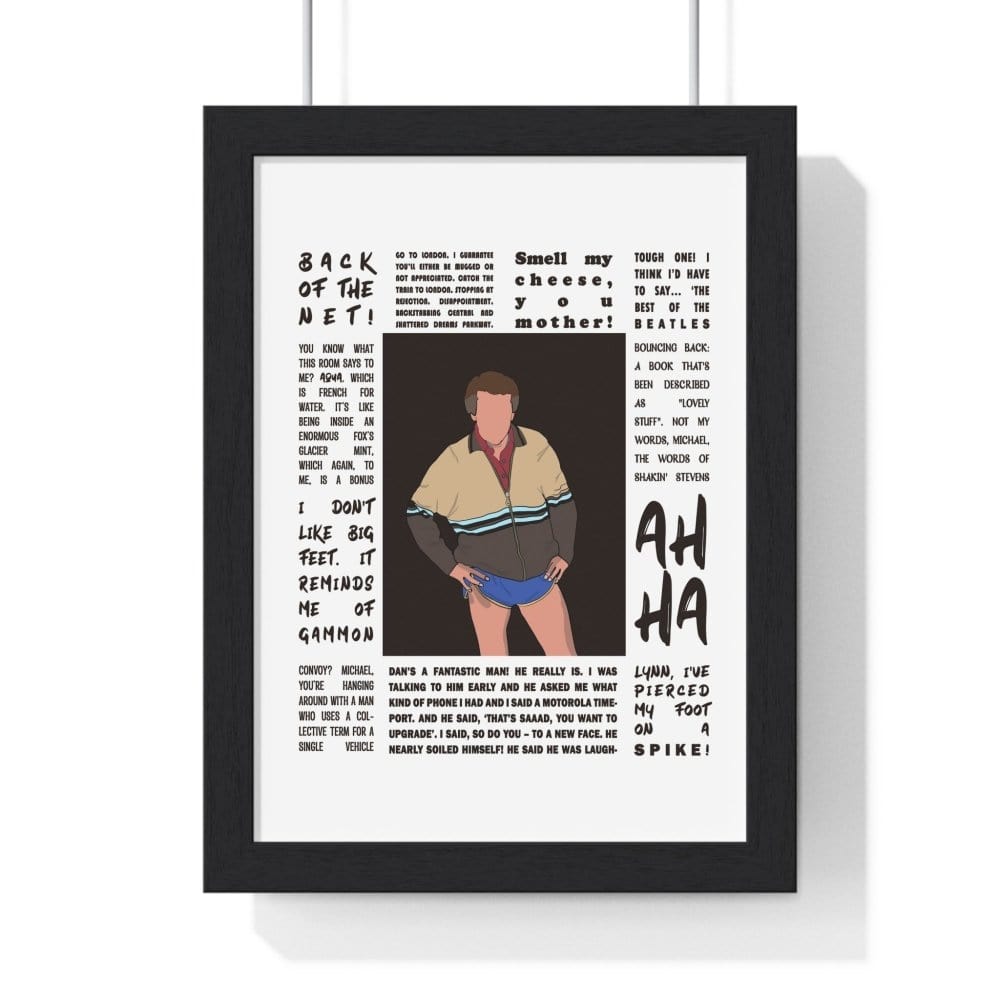 Framed I'm Alan Partridge Poster poster close-up