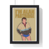 Framed I'm Alan Partridge Poster poster