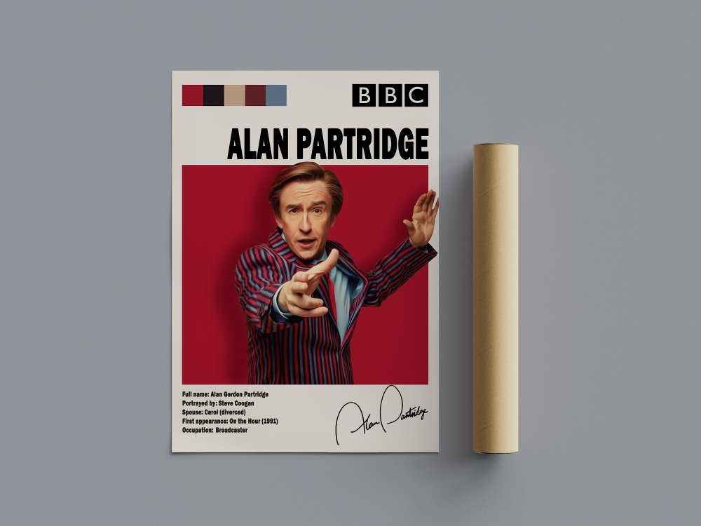 I'm Alan Partridge Slef TV Show Poster - Poster Kingz