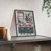 Framed Industrial Kitchen Print - Home Bar print
