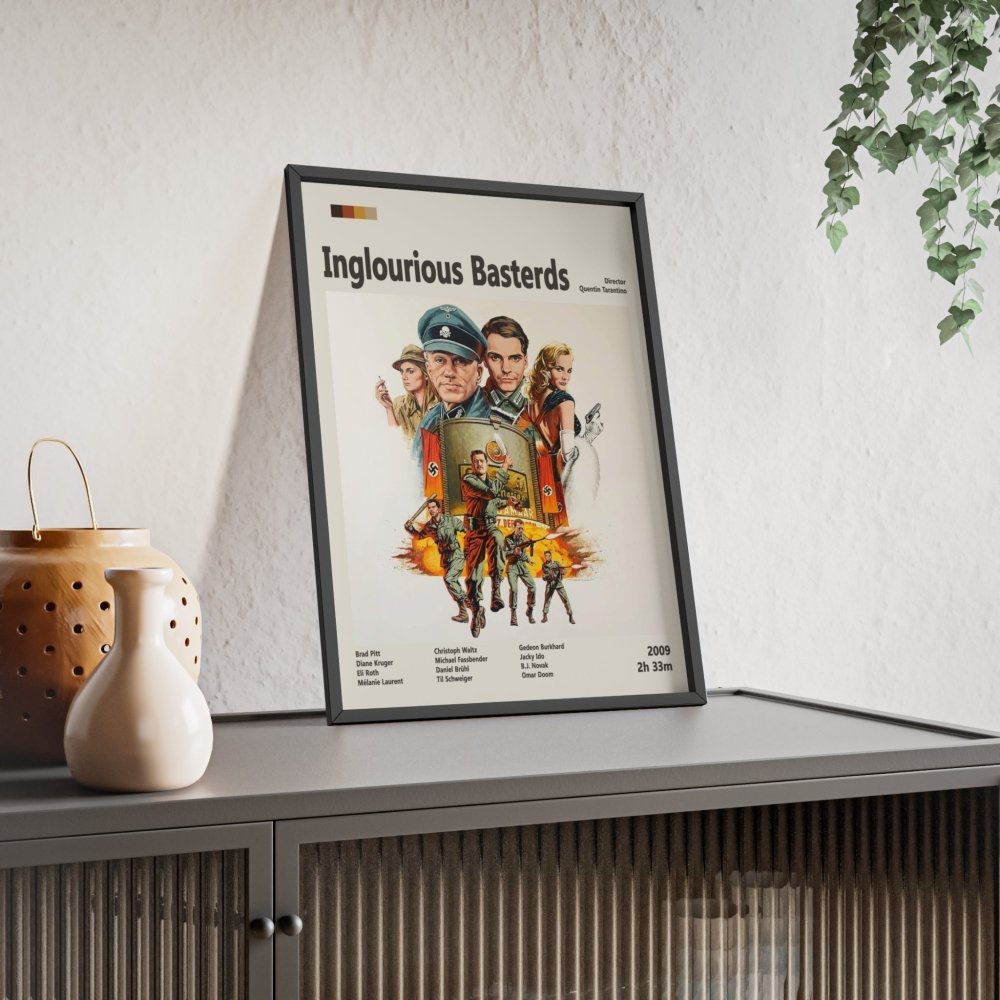 Inglourious Basterds – War Action Art Print - Poster Kingz - A5 (Poster) - 