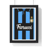 Framed Inter Milan Football poster