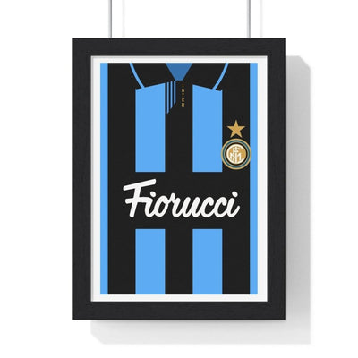 Framed Inter Milan Football poster