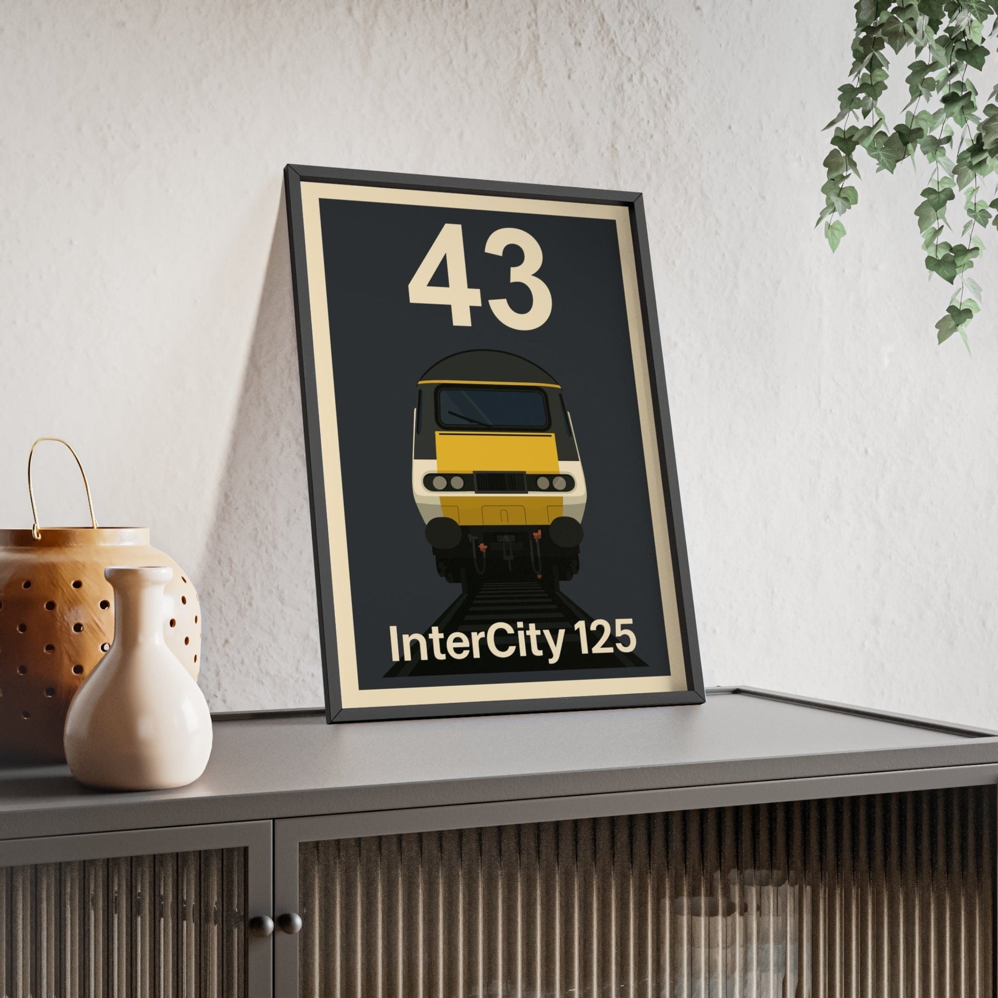 Framed InterCity 125 HST poster