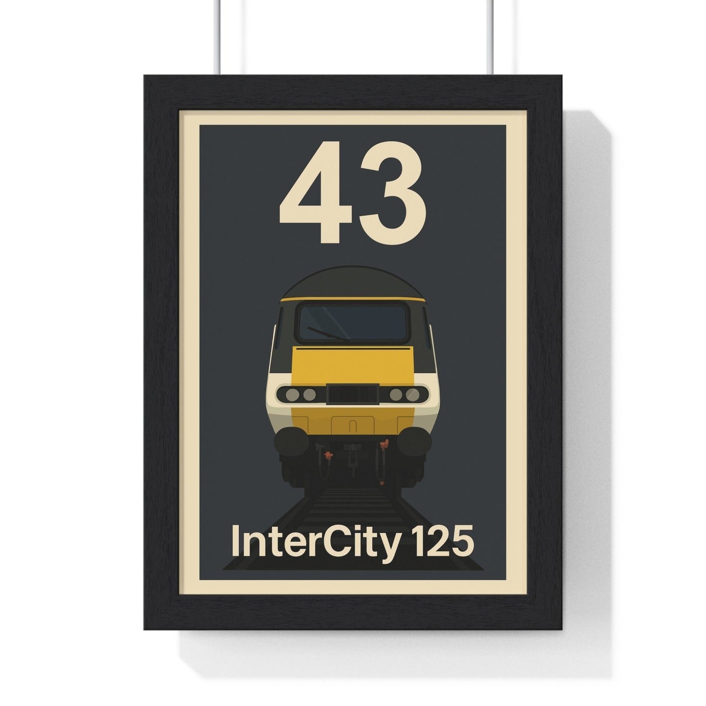 Framed InterCity 125 HST poster