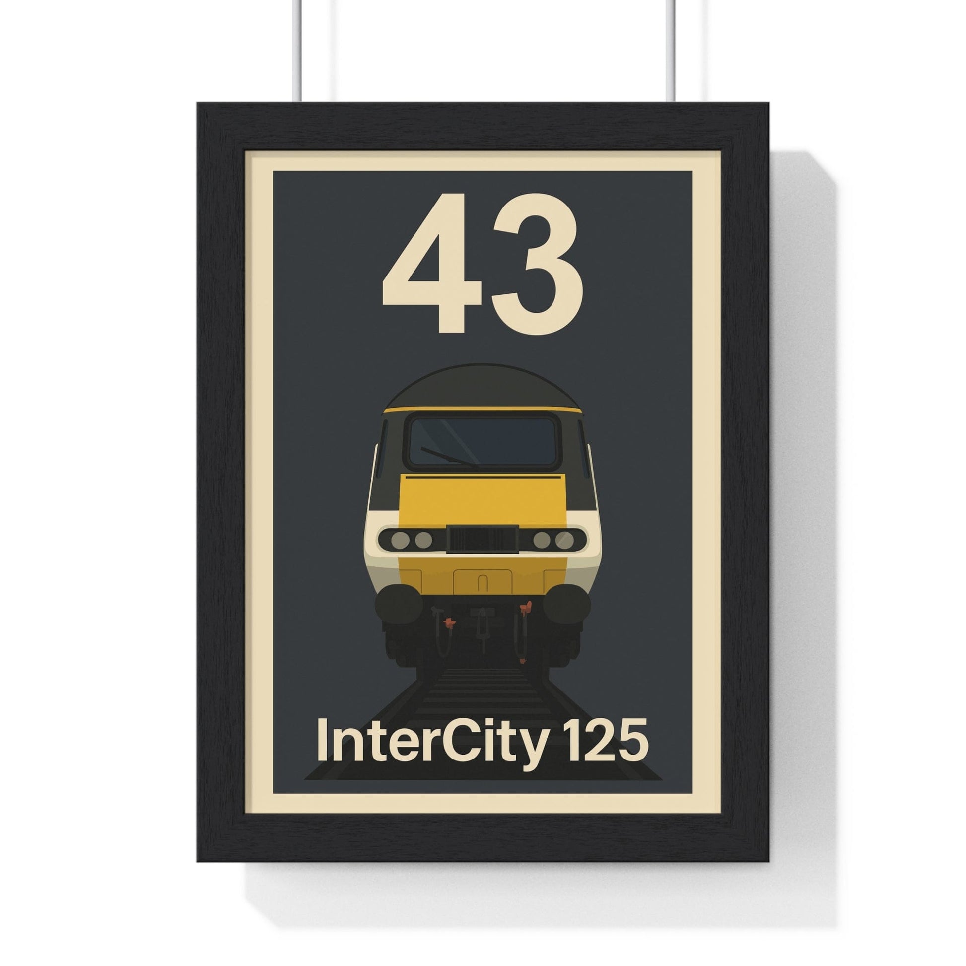 Framed InterCity 125 HST poster