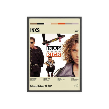 INXS - Kick Album Cover Poster - Poster Kingz