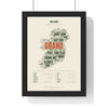Irish Sayings Print in a black frame