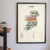 Irish Sayings Print framed on a wall