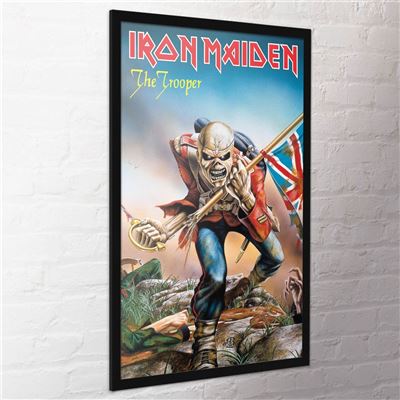 Framed Iron Maiden The Trooper Eddie Artwork maxi poster