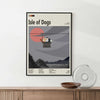 Framed Isle of Dogs movie poster