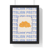 Framed Italian Pasta Shapes Kitchen Print - Conchiglie Food print