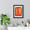 Framed Italian Pasta Shapes - Kitchen print