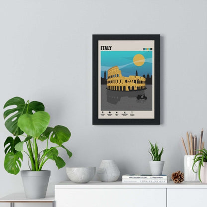 Italy Colosseum Travel Poster - Poster Kingz