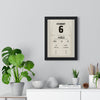 Jackie Stewart 1968 German Grand Prix Win Poster - 6 Race Suit Print framed on a living room wall