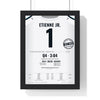 Jacksonville Jaguars London 2023 Poster - Travis Etienne Jr 1 Tottenham v Bills Jersey Print with the I WAS THERE stamp