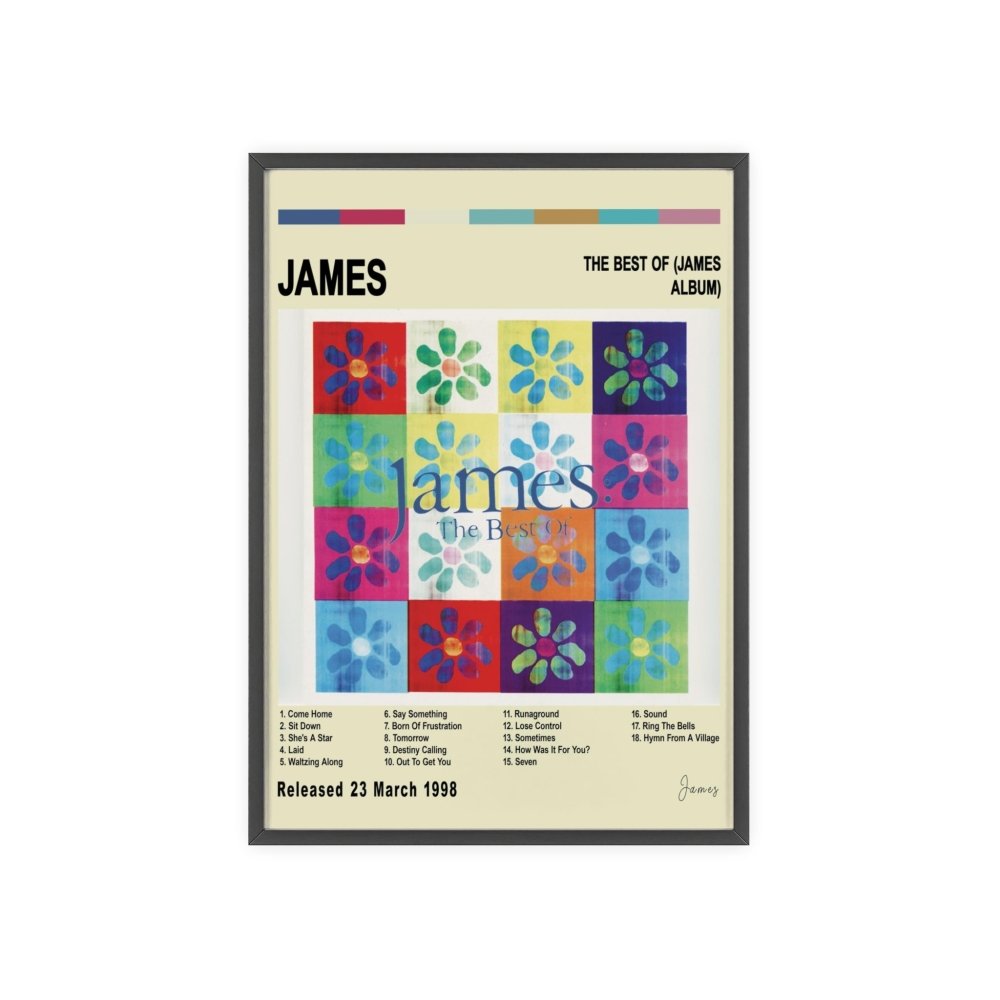 James - Album Cover Poster - Poster Kingz