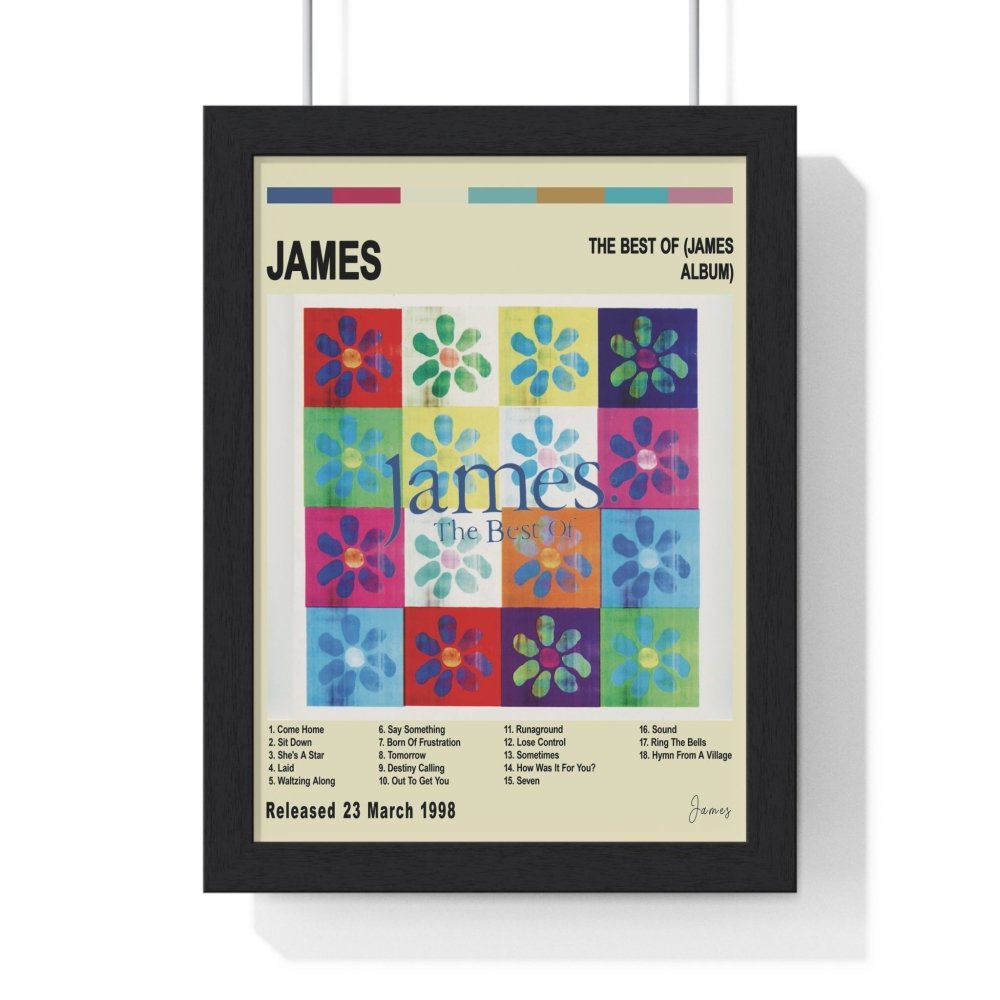 James - Album Cover Poster - Poster Kingz