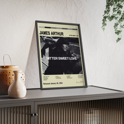 James Arthur - Bitter Sweet Love Album Cover Poster - Poster Kingz - A5 (unframed) - White - 