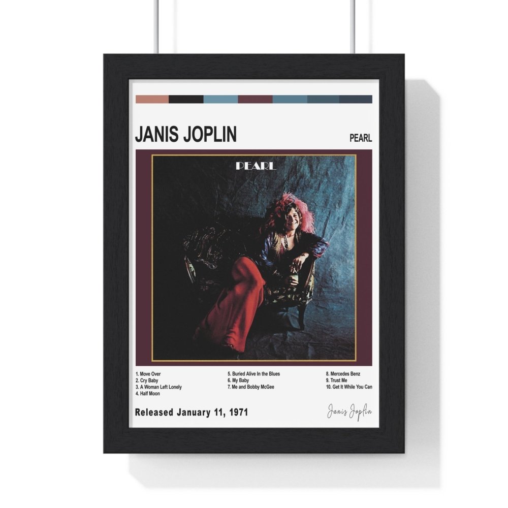 Janis Joplin - Pearl Album Poster - Poster Kingz