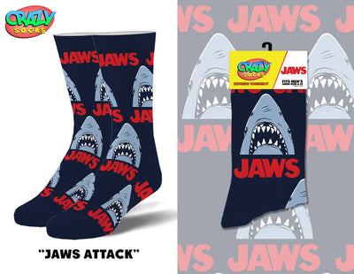 Jaws Shark crew socks