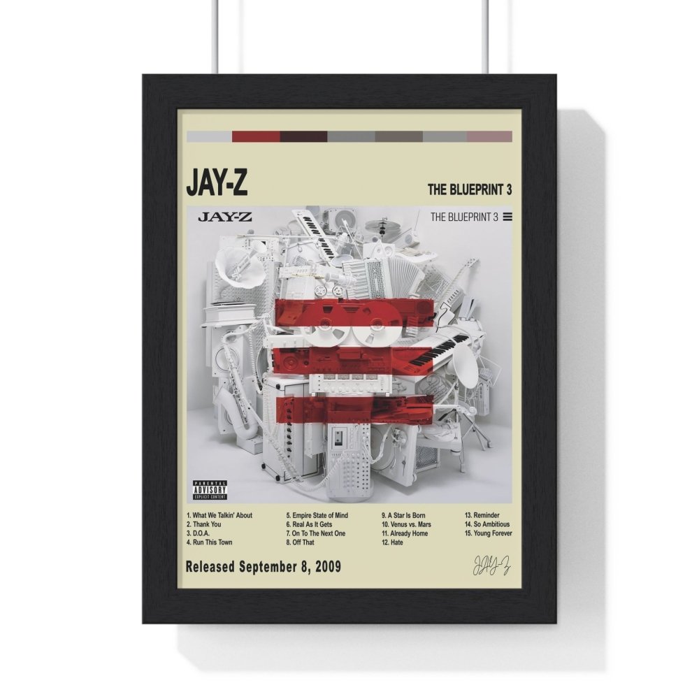 JAY - Z - The Blueprint 3 Album Cover Poster - Poster Kingz