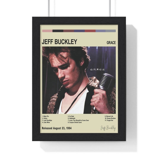 Jeff Buckley - Grace Album Cover Poster - Poster Kingz