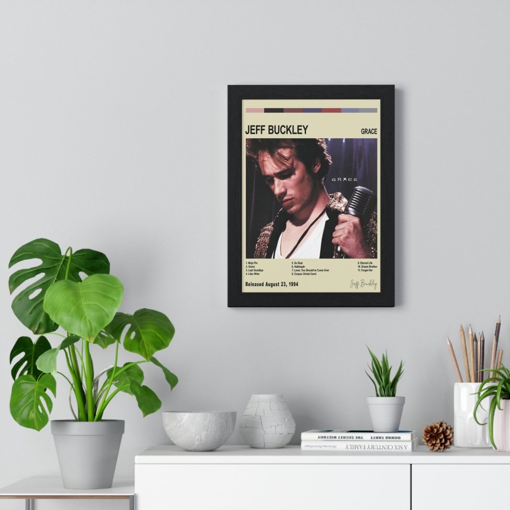 Jeff Buckley - Grace Album Cover Poster - Poster Kingz