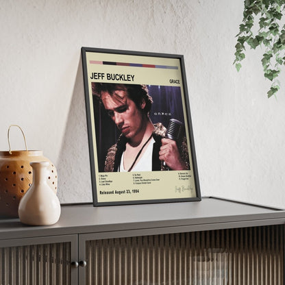 Jeff Buckley - Grace Album Cover Poster - Poster Kingz