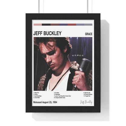 Jeff Buckley - Grace Album Cover Poster - Poster Kingz