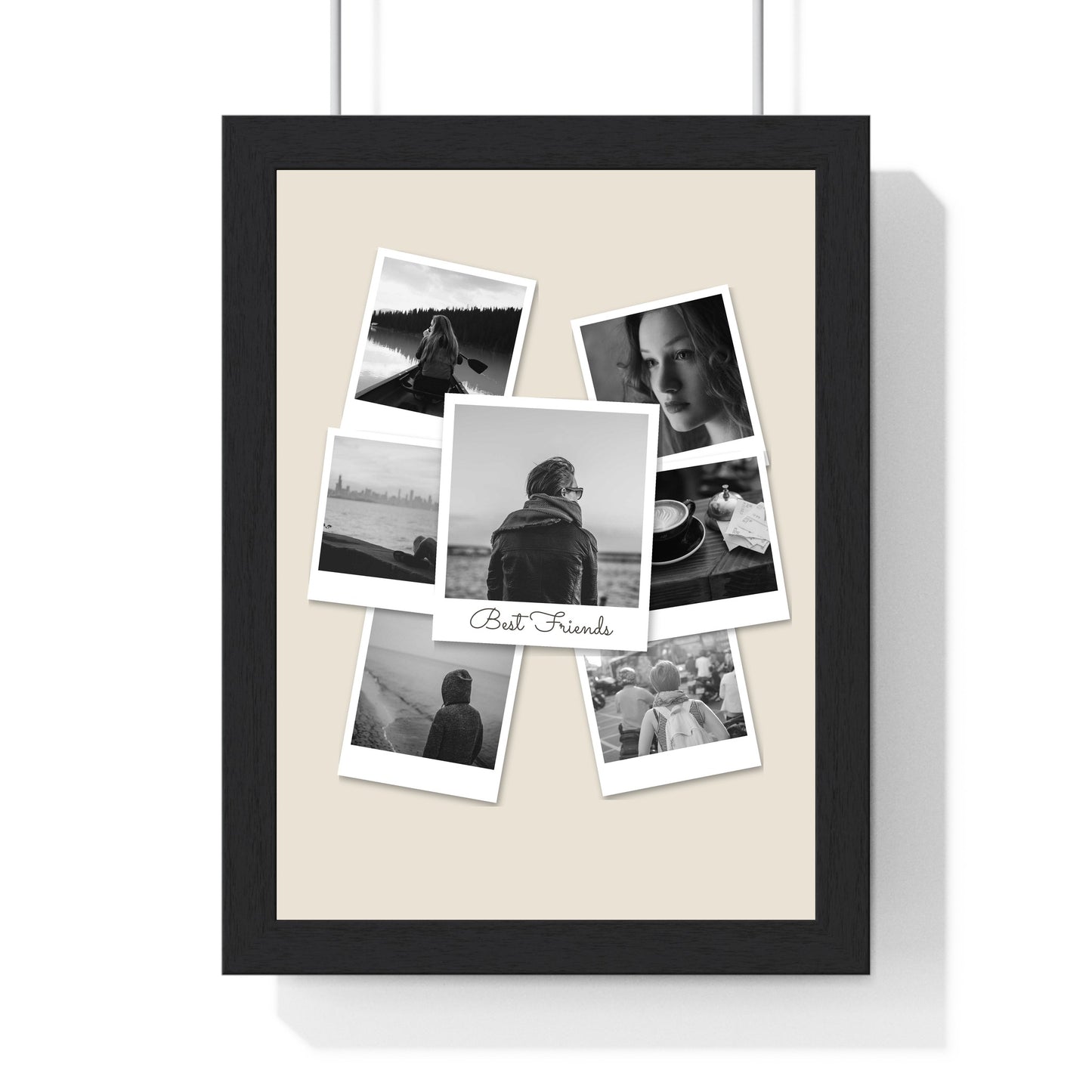 Personalised Polaroid Photo Collage Print | Custom Photo Poster | Best Friend Gift