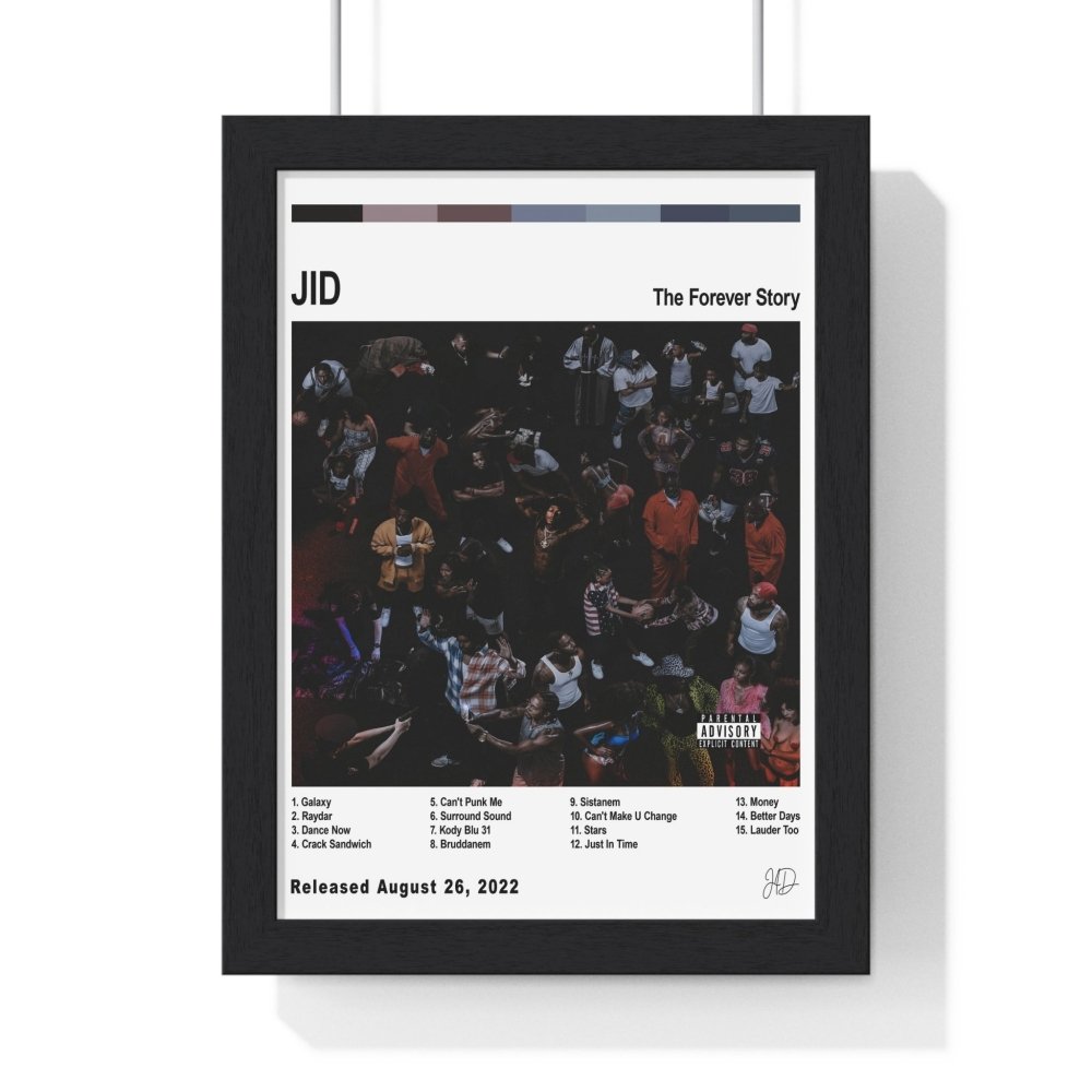 JID - The Forever Story Album Poster - Poster Kingz