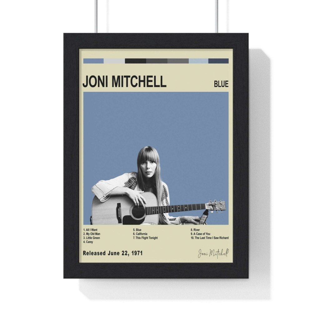 JONI MITCHELL - Blue - Album Cover Poster - Poster Kingz