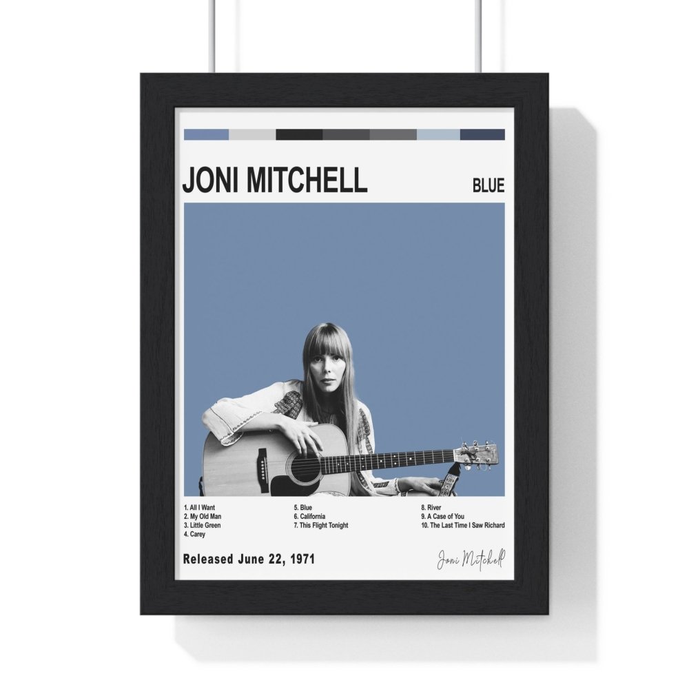 JONI MITCHELL - Blue - Album Cover Poster - Poster Kingz