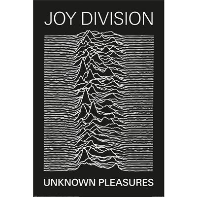 Framed Joy Division Unknown Pleasures Album Artwork maxi poster