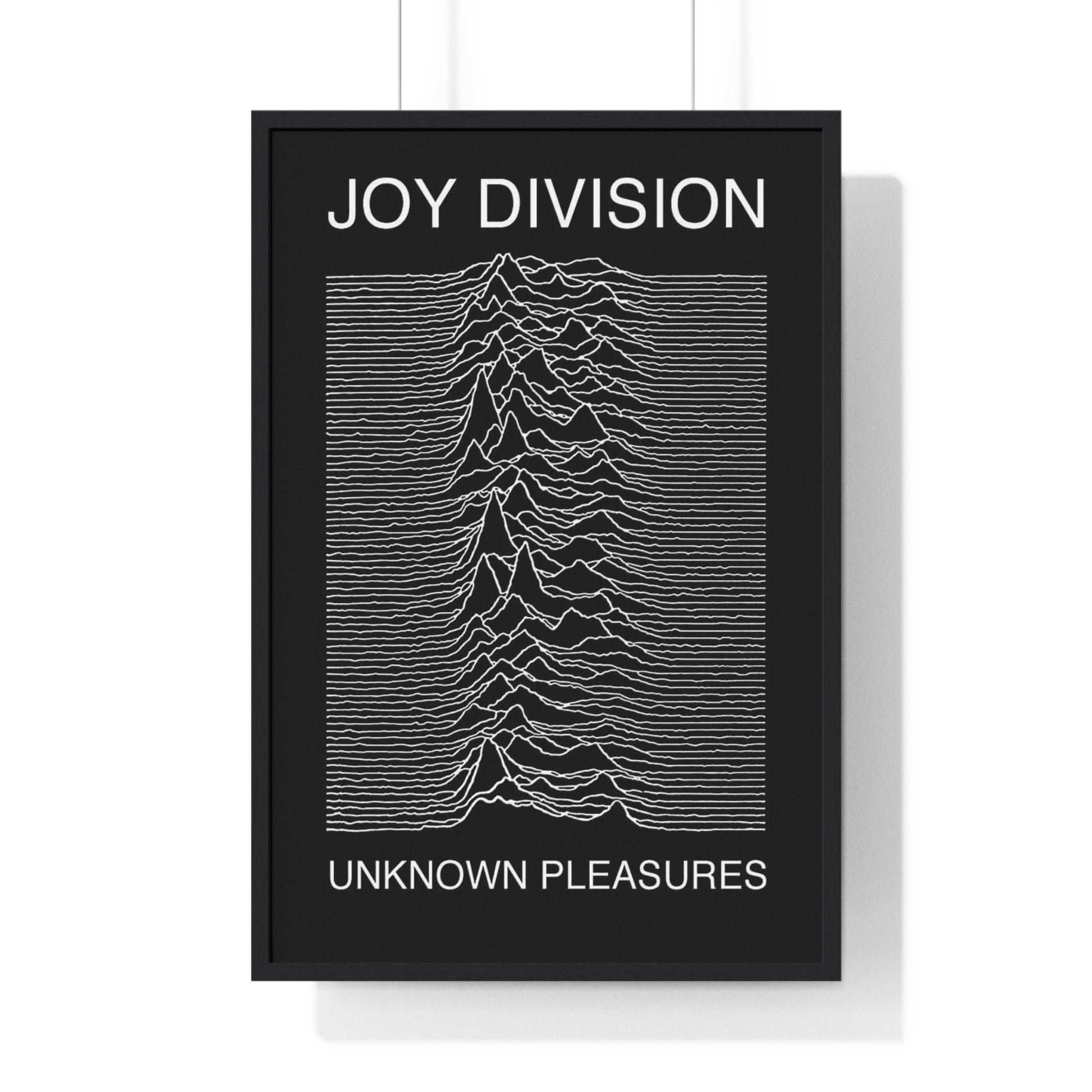 Framed Joy Division Unknown Pleasures Album Artwork maxi poster