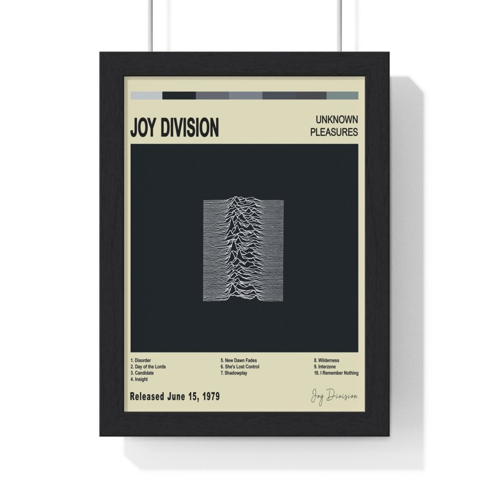 Joy Division - Unknown Pleasures Album Cover Poster - Poster Kingz