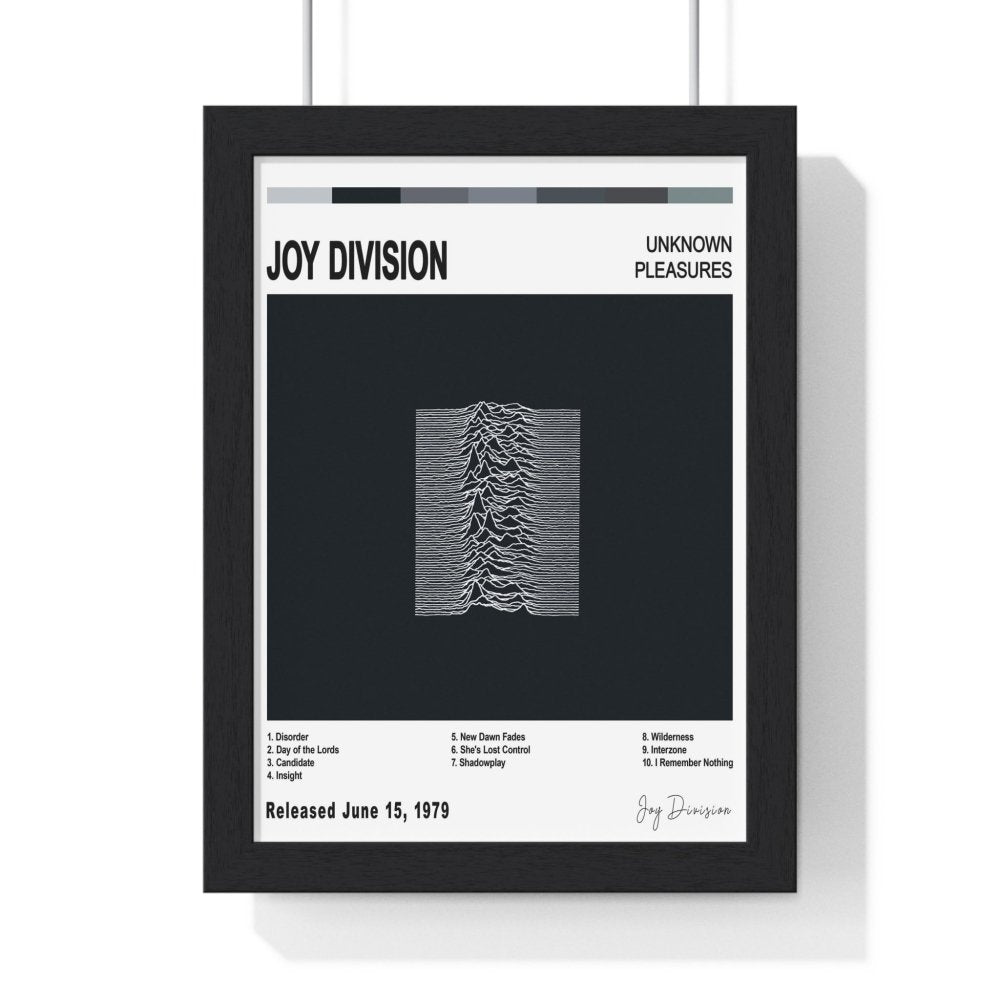 Joy Division - Unknown Pleasures Album Cover Poster - Poster Kingz