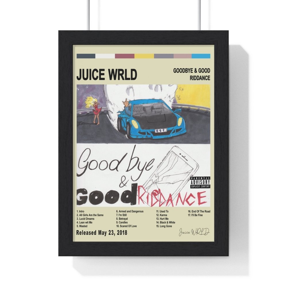 Juice WRLD - Goodbye & Good Riddance Album Cover Poster - Poster Kingz