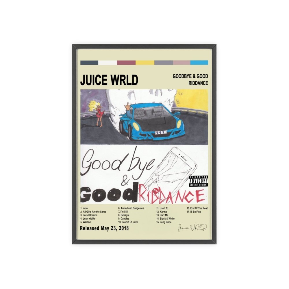 Juice WRLD - Goodbye & Good Riddance Album Cover Poster - Poster Kingz