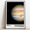 Framed Jupiter poster