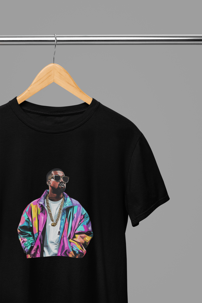 Kanye West T-Shirt/Sweatshirt - Poster Kingz - S - Design 2 T-Shirt - Black