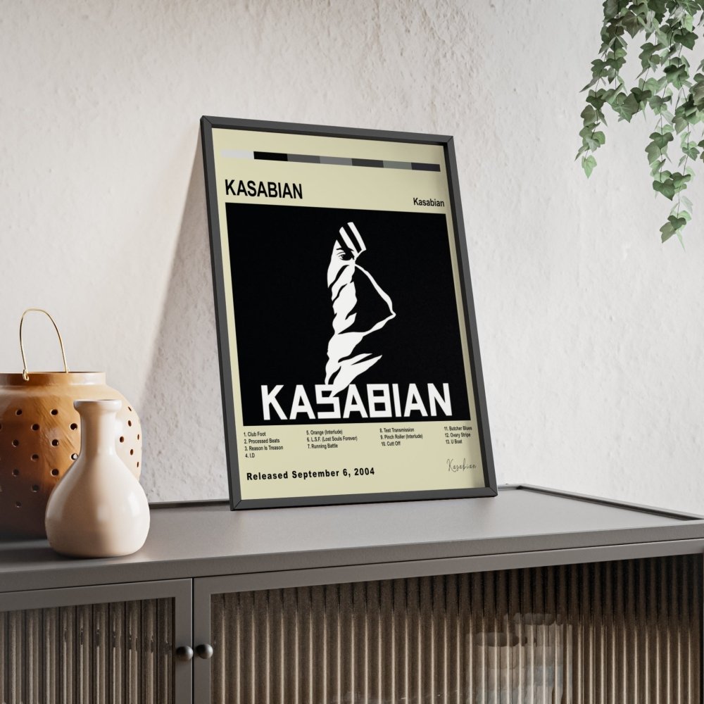 Kasabian Album Cover Poster - Poster Kingz - A5 (unframed) - White - Kasabian