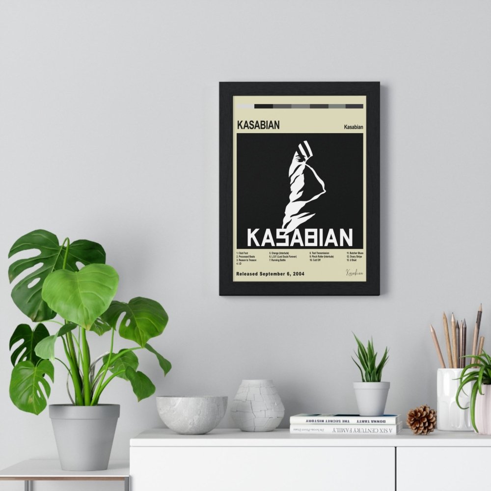 Kasabian Album Cover Poster - Poster Kingz - A5 (unframed) - White - Kasabian