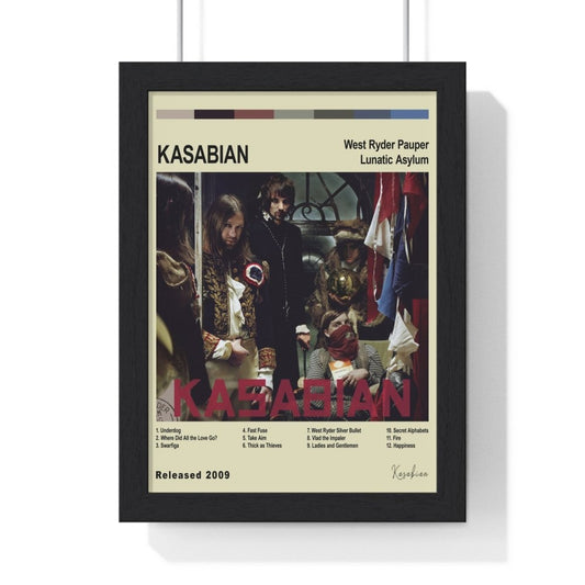 Kasabian - West Ryder Pauper Lunatic Asylum Album Poster - Poster Kingz